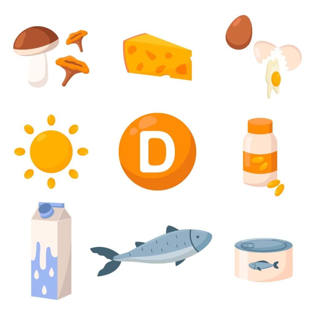 ushqimet me vitamine D